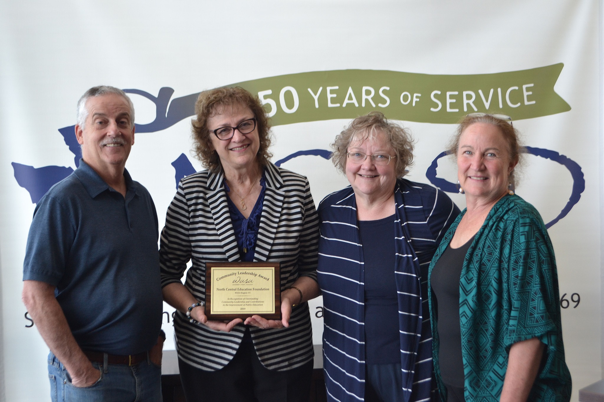 Foundation WASA award 6.19 North Central Education Foundation receives award