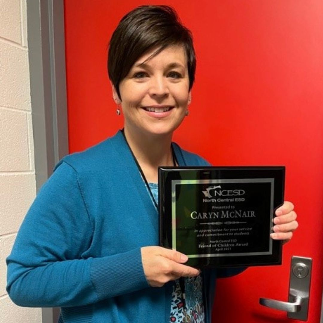 Caryn McNair, Oroville School District, recipient of Friend of Children Award