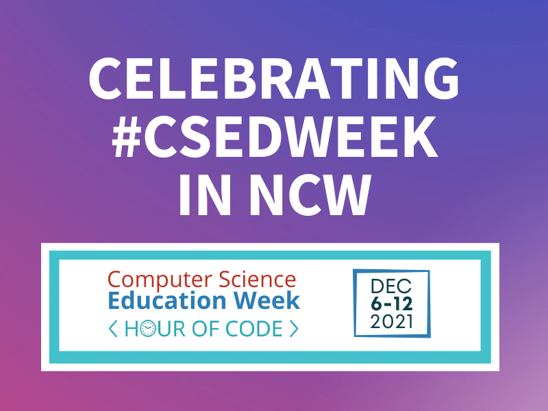 Celebrating Computer Science Education Week in North Central Washington