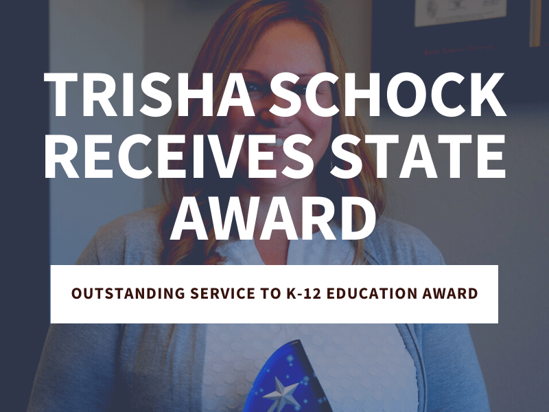 NCESD Director of Administrative Services Receives Statewide Award for Outstanding Service to K-12 Education