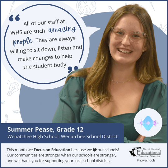 Summer Pease: All of our staff at WHS are such amazing people. They are always willing to sit down, listen and make changes to help the student body.