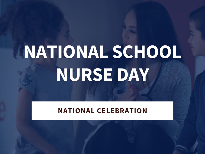 May 10 is National School Nurse Day