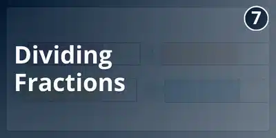Dividing fractions