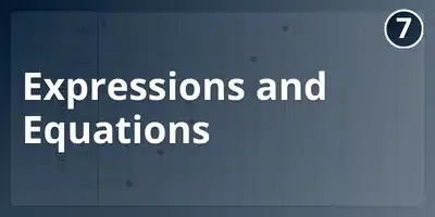 Expressions and equations
