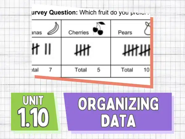 Unit 1.10 Organizing Data