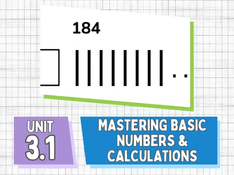 Unit 3.1 Mastering Basic Numbers and Calculations