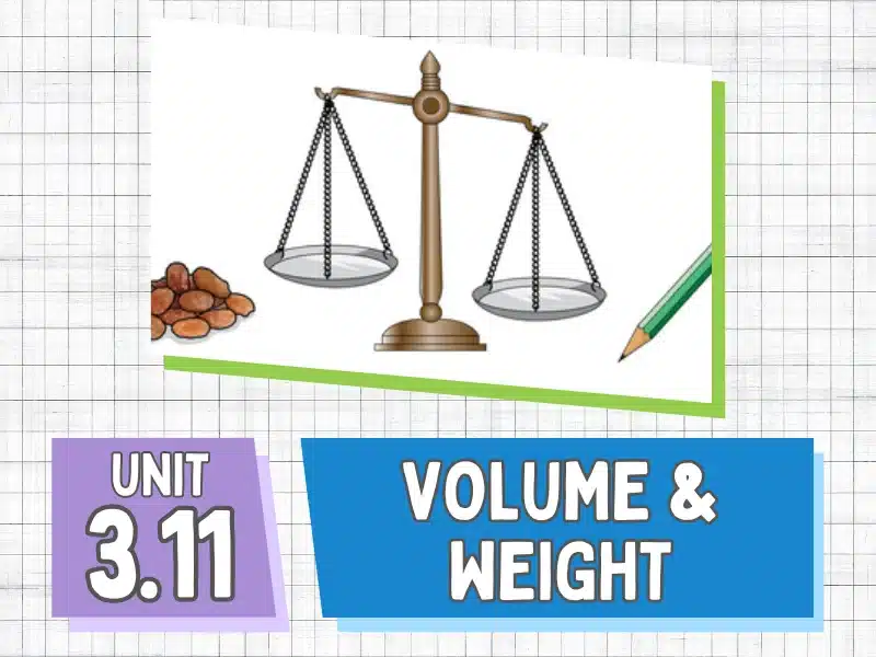 Unit 3.11 Volume and Weight