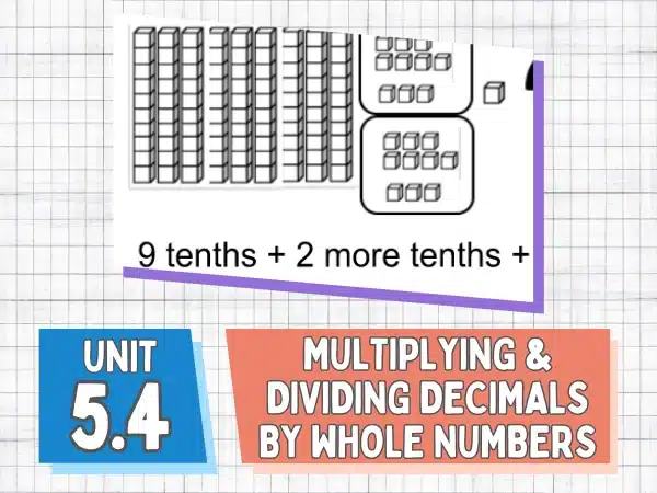 Unit 5.4 Multiplying and Dividing Decimals by Whole Numbers