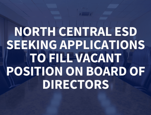 North Central ESD Seeking Applications to Fill Vacant Position on Board of Directors